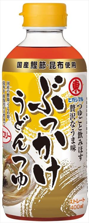 送料無料 ヒガシマル醤油 ぶっかけうどんつゆ 400ml×12本