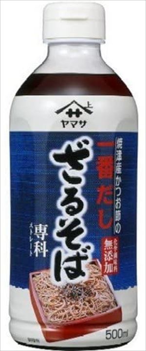 送料無料 ヤマサ ざるそば専科 500ml×12本