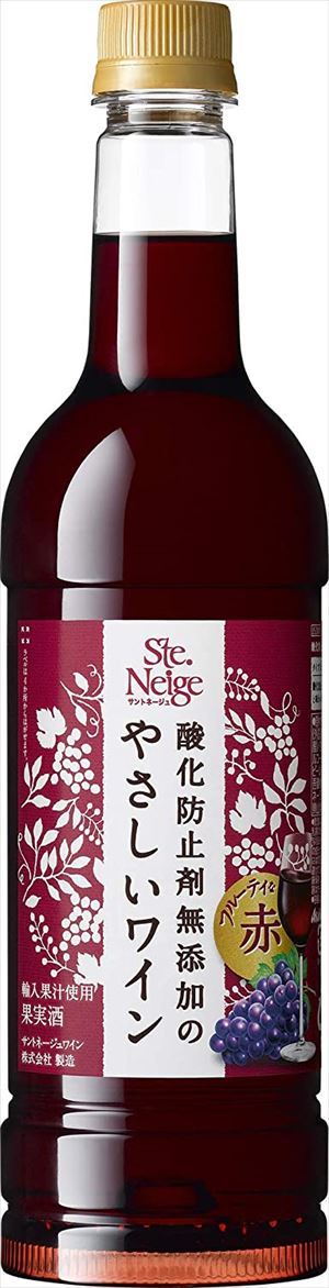 サントネージュ 酸化防止剤無添加のやさしい 赤ワイン ミディアムボディ 日本 720ml×12本