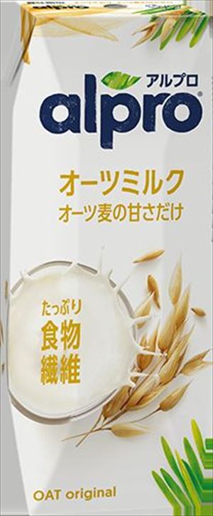 送料無料 たっぷり食物繊維 オーツミルク ほんのり甘い 250ml×18本