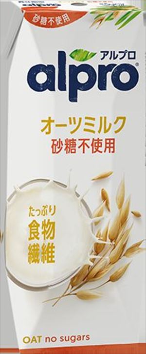 送料無料 アルプロ たっぷり食物繊維 オーツミルク 砂糖不使用 250ml×36本