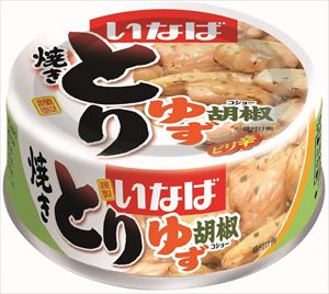 送料無料 いなば とりゆず胡椒風味 65g×12個