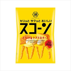 送料無料 湖池屋 スコーン とろけるクアトロチーズ 78g×12個