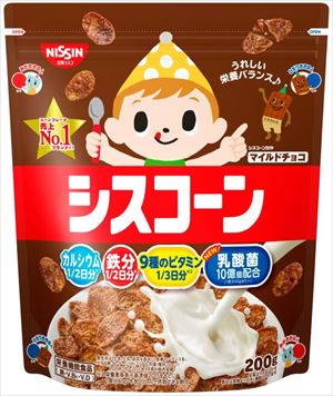 送料無料 日清シスコ シスコーン マイルドチョコ 200g×24袋