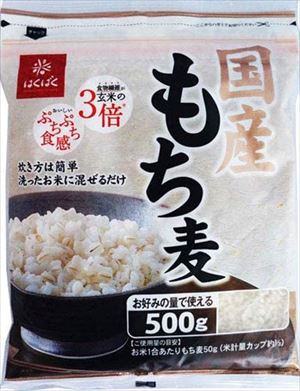 送料無料 はくばく 国産もち麦 500g×12袋の商品画像