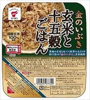 送料無料 たいまつ食品 金のいぶき 玄米と十五穀ごはん 160g×24個入