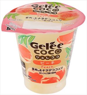 送料無料 和歌山産業 ジュレココ ピーチ 160g×12個