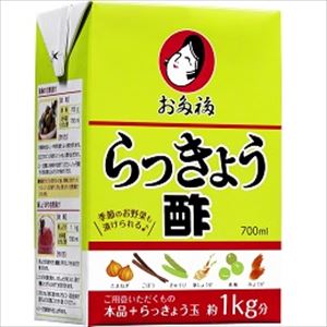 送料無料 オタフク らっきょう酢 紙パック 700ml×10個