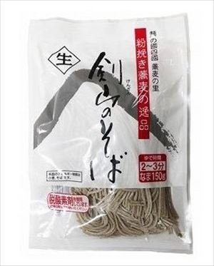 送料無料 サンヨーフーズ 剣山のそば 生 150g×24袋