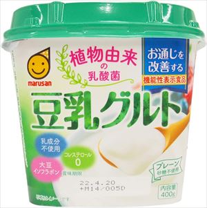 送料無料 マルサンアイ 豆乳グルト 400g×6個 砂糖不使用 乳成分不使用 クール