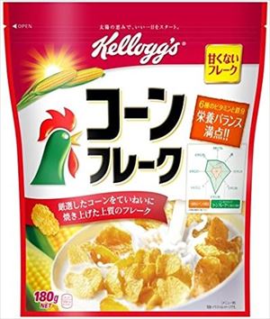 送料無料 ケロッグ コーンフレーク 袋 180g×12個