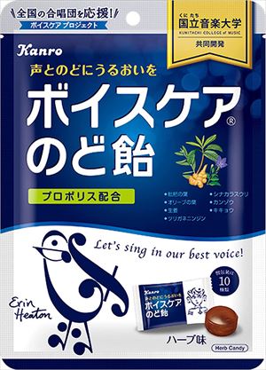 送料無料 カンロ ボイスケアのど飴 70g×12個