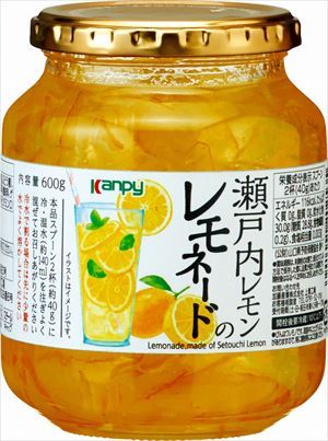 送料無料 カンピー 瀬戸内レモンのレモネード 600g×12個