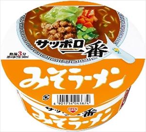 御用蔵 大川 送料無料 サンヨー食品 サッポロ一番 みそラーメン どんぶり 77g×24個