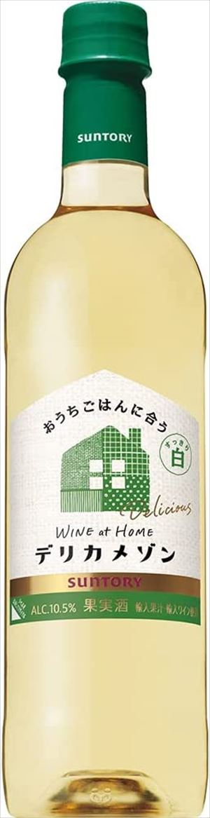 サントリー デリカメゾン すっきり白 白ワイン 日本 ペット 720ml×12本