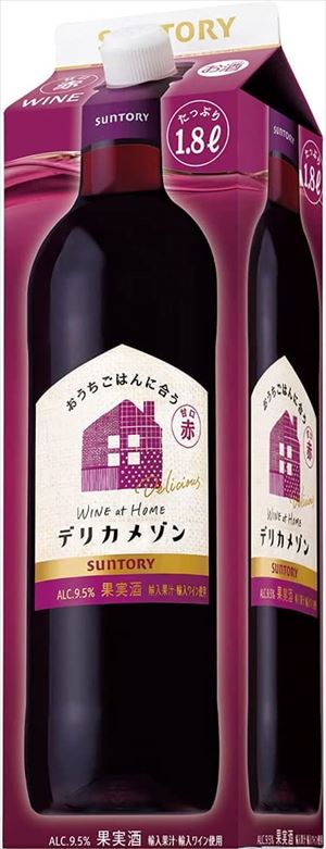 サントリー デリカメゾン 甘口赤 ライトボディ 日本 1800ml×6本