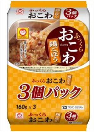 送料無料 東洋水産 ふっくらおこわ 鶏ごぼう 3個パック×8個