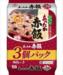 送料無料 東洋水産 あったか赤飯 3個パック×16個