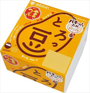 送料無料 Mizkan 金のつぶパキッ!とたれ とろっ豆(45g×3)×24個 クール