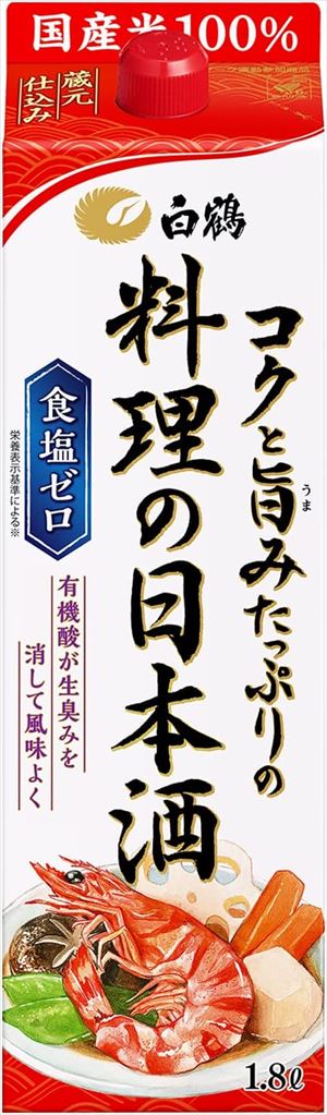 白鶴酒造 コクと旨みたっぷりの料理の日本酒 1800ml