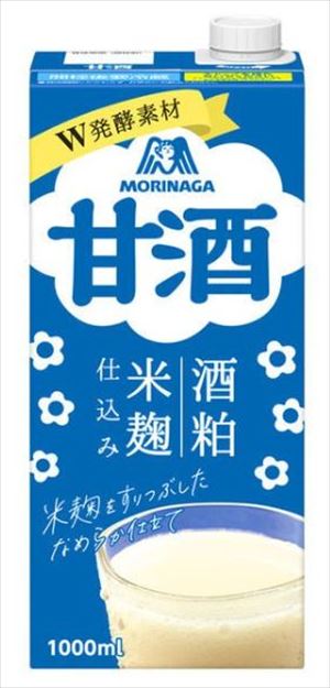 送料無料 森永製菓 甘酒 1000ml×12本