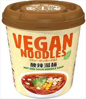 送料無料 ヤマダイ ヴィーガンヌードル 酸辣湯麺 56g×24個 送料無料 ヤマダイ ヴィーガンヌードル 酸辣湯麺 56g×24個