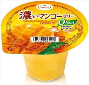 送料無料 たらみ 濃いマンゴーゼリー0kcal 195g×6個