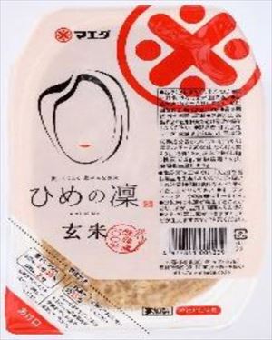 送料無料 マエダ ひめの凜 玄米 160g×12個