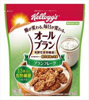 送料無料 ケロッグ オールブラン ブランフレーク 270g×12個