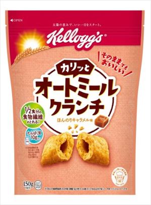 送料無料 ケロッグ オートミールクランチ 150g×12個