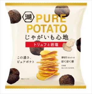 送料無料 湖池屋 じゃがいも心地 トリュフと岩塩 52g×12個のサムネイル