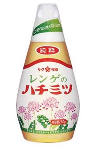 送料無料 加藤美蜂園 サクラ印 純粋レンゲハチミツ 250g×24本