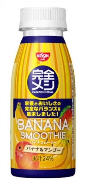 送料無料 日清食品 完全メシ バナナスムージー 235ml×24本