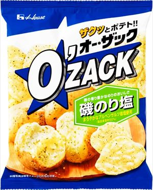 送料無料 ハウス オー・ザック 磯のり塩 55g×24袋