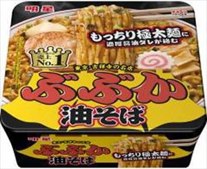 送料無料 明星食品 ぶぶか 油そば 163g×24個 1