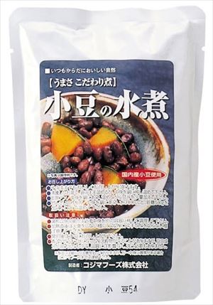 送料無料 コジマフーズ 小豆の水煮 230g×4個 ネコポス
