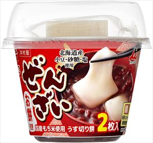 送料無料 井村屋 お餅付きぜんざい 184g×32個