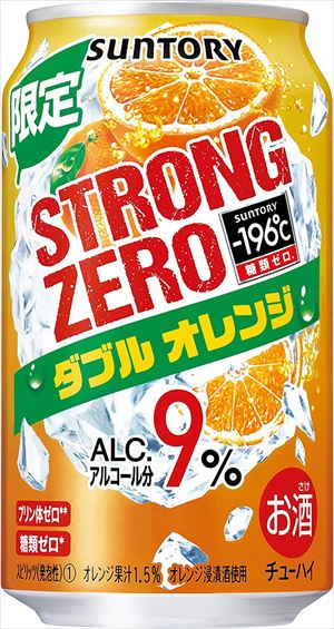 サントリー-196℃ ストロングゼロ ダブルオレンジ チューハイ 350ml×24本のサムネイル