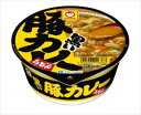 送料無料 東洋水産 黒い豚カレーうどん 87g×24個