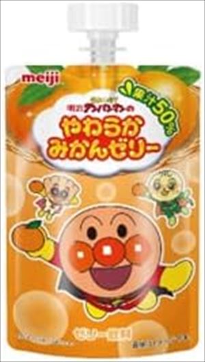 送料無料 明治 それいけ！アンパンマンのやわらかみかんゼリー 100g×36個