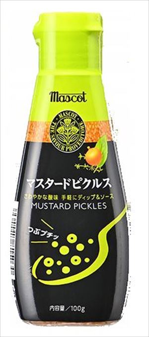 送料無料 マスコットフーズ マスタードピクルス 100g×12本