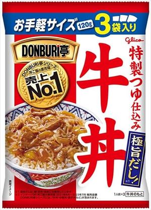 江崎グリコ DONBURI亭 牛丼(3P入)×40袋 江崎グリコ DONBURI亭 牛丼(3P入)×40袋