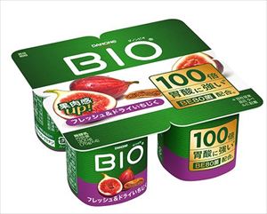 送料無料 ダノン ビオ フレッシュ＆ドライいちじく 300g(75g×4P)×12個 クール