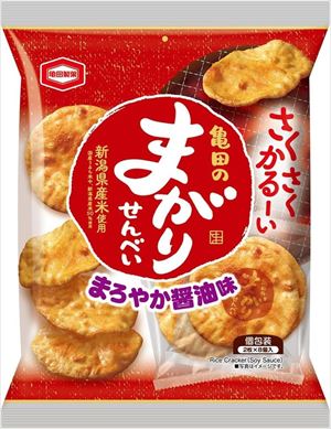 送料無料 亀田製菓 亀田のまがりせんべい 16枚×12袋