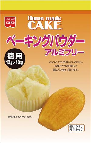 送料無料 共立食品 徳用ベーキングパウダー 100g 6個