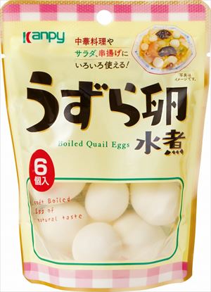送料無料 カンピー うずら卵水煮袋(6個入り)48袋 送料無料 カンピー うずら卵水煮袋(6個入り)48袋