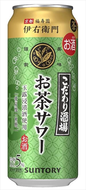 サントリー こだわり酒場のお茶サワー チューハイ 伊右衛門 500ml×24本 CS