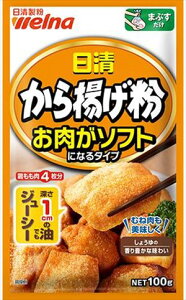 送料無料 日清製粉ウェルナ から揚げ粉 お肉がソフトになるタイプ 100g×6袋 ネコポス