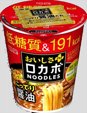 送料無料 明星食品 ロカボNOODLESおいしさプラス こってり醤油 59g×24個