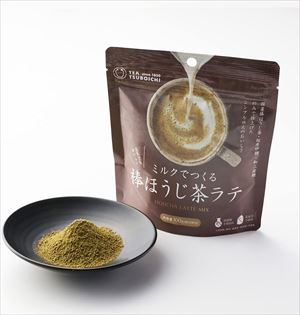 送料無料 つぼ市製茶本舗 ミルクでつくる棒ほうじ茶ラテ 100g×24袋